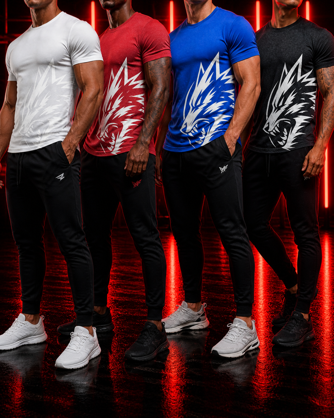 T-Shirt Homme RED FLAG – Wolf Performance