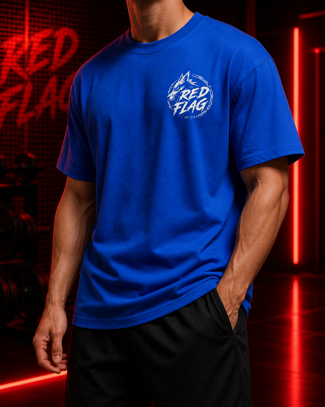 T-shirt Oversize RED FLAG – Signature Urban Fit