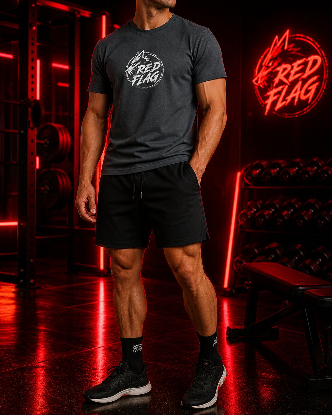 Ensemble Sport Homme RED FLAG – Active Tee Set