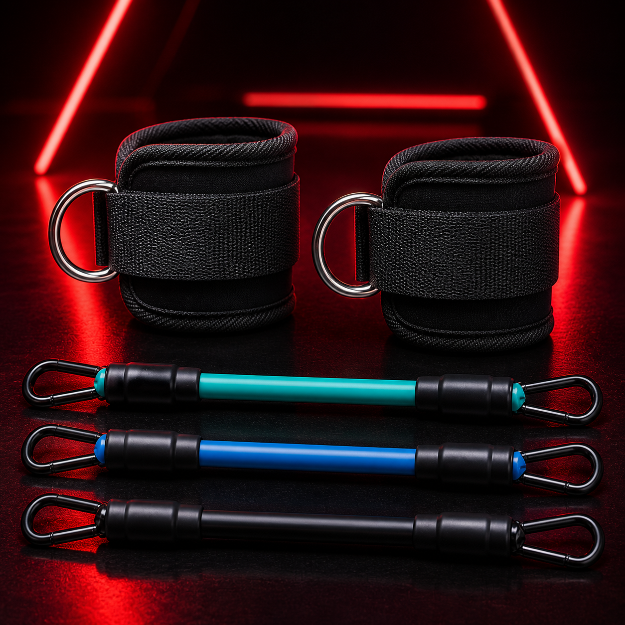 Kit Élastiques Chevilles RED FLAG – Booty Resistance Set