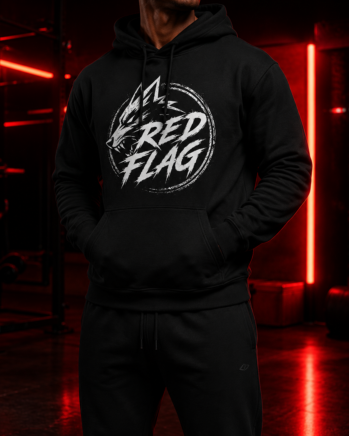 Sweat à Capuche RED FLAG – Signature Hoodie