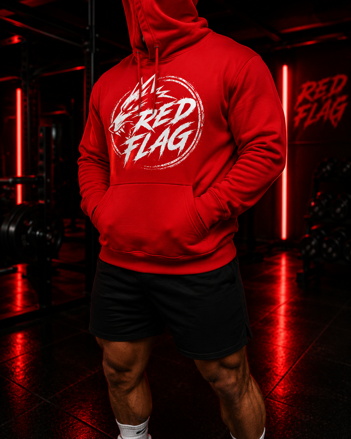 Sweat à Capuche RED FLAG – Signature Hoodie
