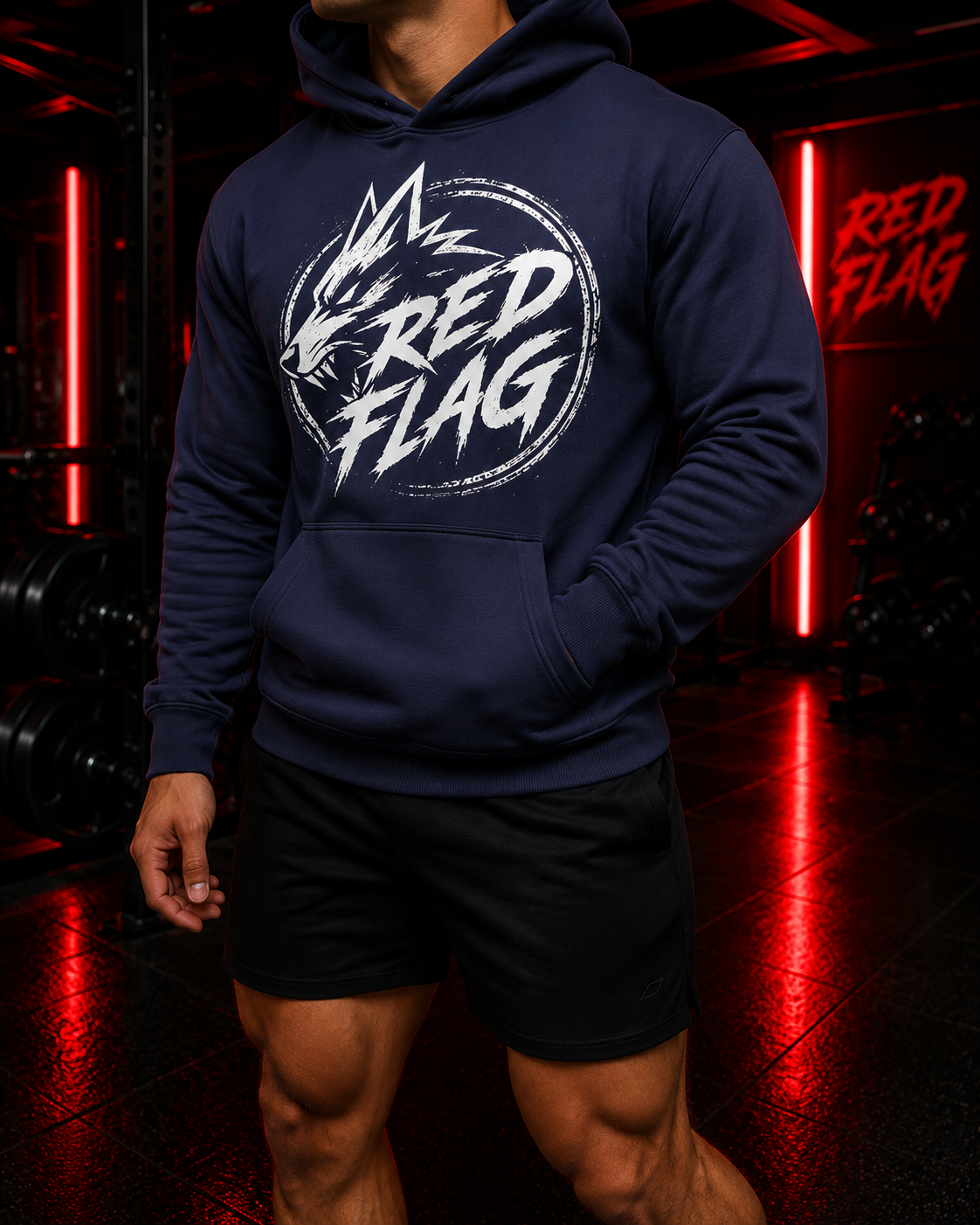 Sweat à Capuche RED FLAG – Signature Hoodie