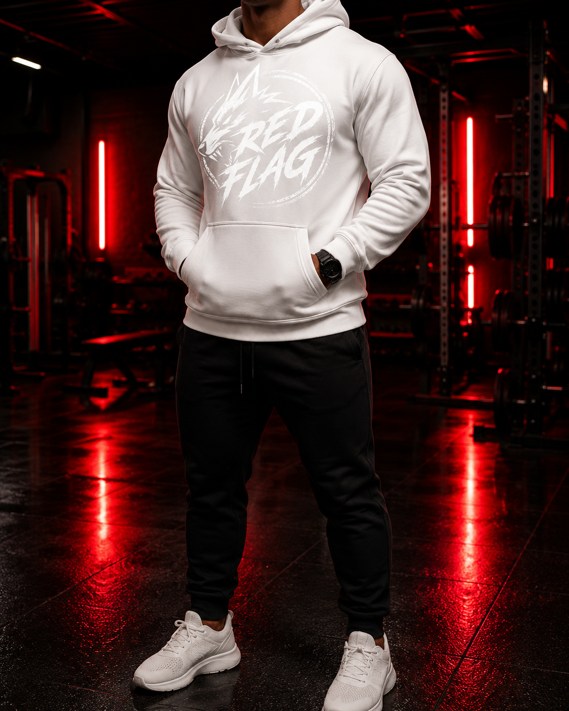 Sweat à Capuche RED FLAG – Signature Hoodie