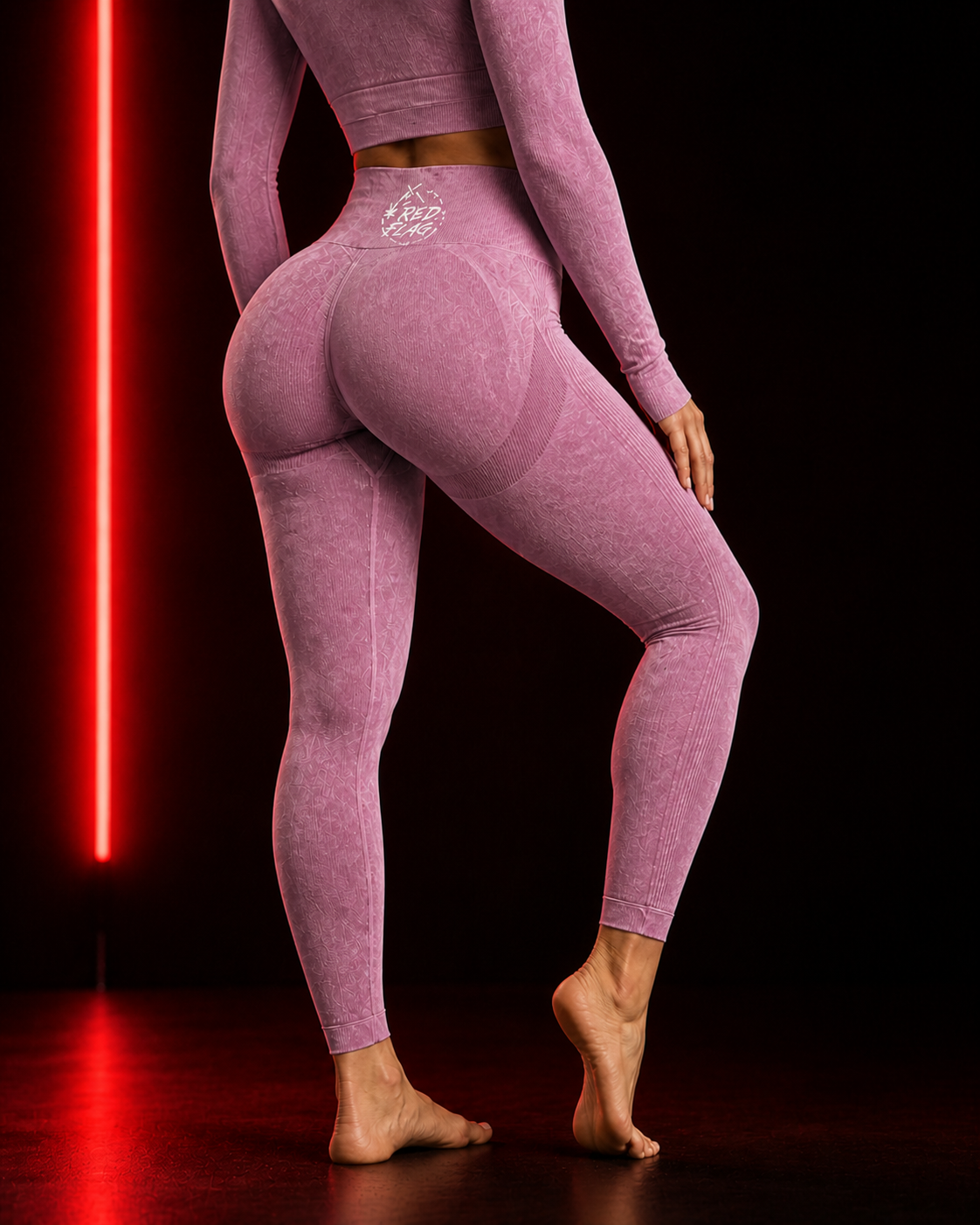 Legging Seamless Femme RED FLAG – Sculpt Fit