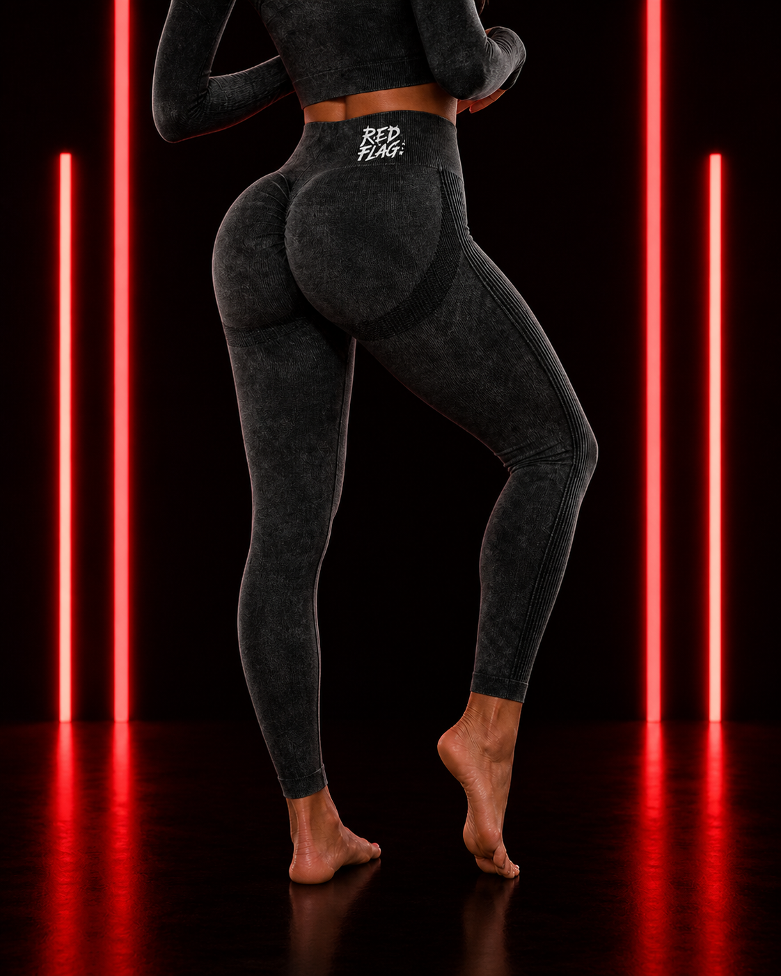 Legging Seamless Femme RED FLAG – Sculpt Fit